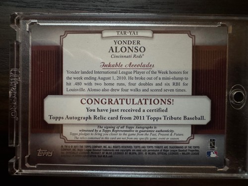 2011 TOPPS TRIBUTE BASEBALL-30 CARD LOT-AUTOS-GAME USED MEMORABILIA-NUMBERED - Picture 13 of 20