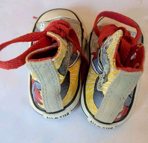 Converse DC Comics x Chuck Taylor All Star Hi Superman Print Sneaker Gr. 3 - Bild 2 von 7