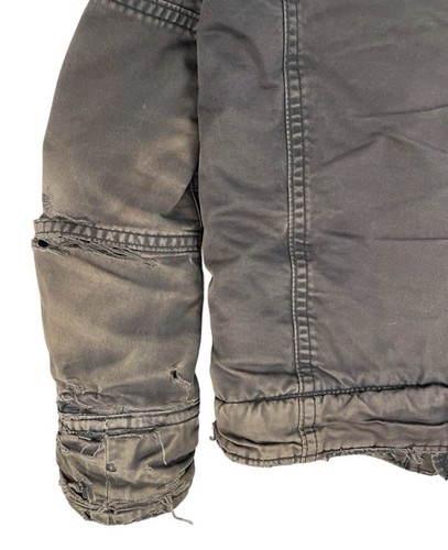 Chaqueta De Colección Abercrombie & Fitch Adirondack Para Hombre Pequeña Forrada de Piel Envejecida - Imagen 10 de 20