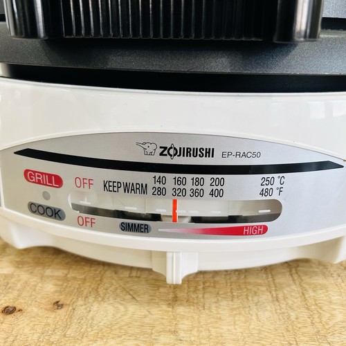 Zojirushi EP-RAC50 Gourmet d'Expert Electric Skillet 1350W White - Bild 2 von 10