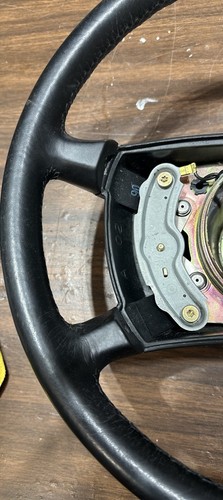 MERCEDES W126 W124 W201 R129 LEATHER STEERING WHEEL 410MM 560SEL SEC 300E TE 190 - Foto 6 di 23
