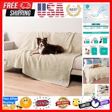 All-Size Waterproof Dog Blanket 60x80 - Reversible Sherpa Throw for Pets