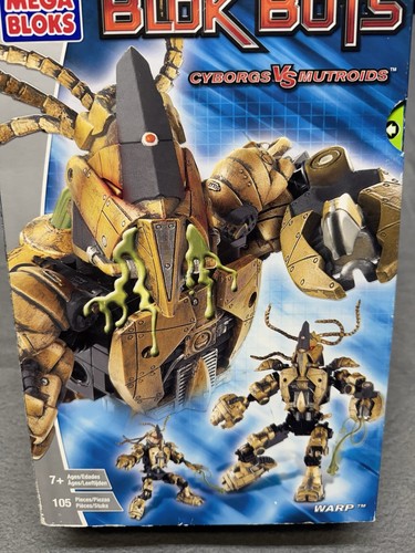 Mega Bloks Transforming Blok Bots Cyborgs Vs Mutroids: WARP Building Set. New - Picture 2 of 11