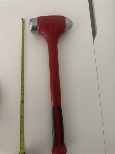 Martillo Peen de bola a presión 56 oz ROJO agarre suave golpe muerto HBBD56 EE. UU. Herramientas - Imagen 4 de 6