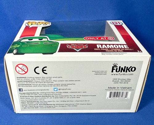 New - RAMONE - FUNKO Pop PIXAR CARS - 131 Vinyl Figure DISNEY Target Exclusive - Picture 7 of 9