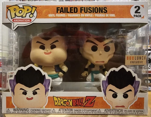 Dragon Ball Z Failed Fusion Gotenks Paquete de 2 Caja Almuerzo Exclusivo Nuevo Funko Pop 