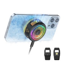 FunCooler 5 Magnetic Cell Phone Cooler for Gaming, Portable Mobile Phone Cool...