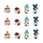 36 Stück Miniatur Windmühle Haus Garten Ornamente Künstliche Figuren