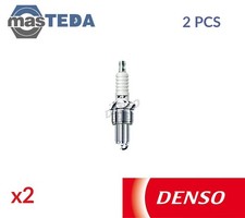 W16TT ENGINE SPARK PLUG SET PLUGS DENSO 2PCS NEW OE REPLACEMENT