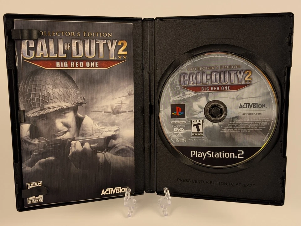 Call of Duty 2: Big Red One (Collector's Edition) - Sony Playstation 2 PS2 - CIB - Image 3 of 4
