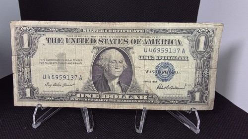 🔥1957 $1 Silver Certificates 57A, 57b Etc Blue, Circulated, Lot of 12🔥 - Picture 19 of 24