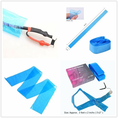 100Pcs Hygiene Tattoo Machine Sleeves Clip Cord Cover Plastic Disposable Bags - Picture 4 of 8