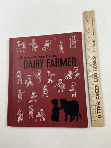 Vintage I Want To Be A DIARY FARMER Book by Carla Greene 1957 Library Ed - Imagen 10 de 10