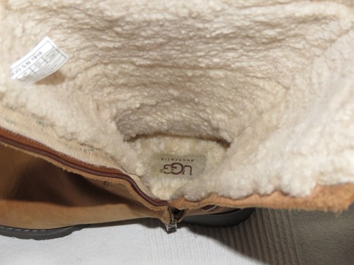 UGG® AUSTRALIA BROOME II 1916 CHESTNUT LEATHER BOOTS UK 4.5 EU 37 USA 6 RRP £240 - Picture 19 of 24