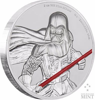 SILVER COIN 1 OZ OGP COA 2018 STAR WARS: REVENGE OF THE SITH POSTER COIN