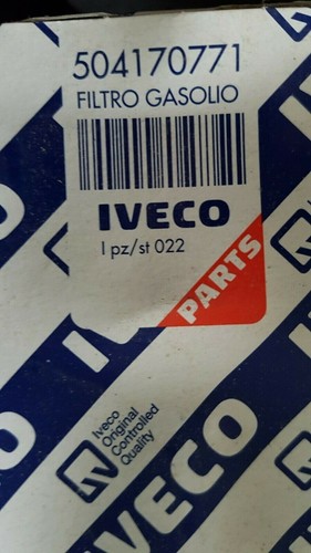 NEW GENUINE IVECO DAILY FUEL FILTER INC SEAL RING 504170771 - Picture 2 of 2