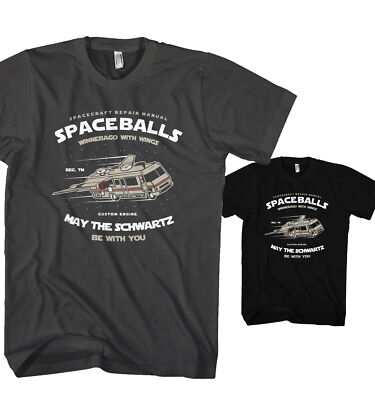 Herren T-Shirt Spaceballs Wohnmobil  Raumschiff Waldi Lord Helmchin SB23720