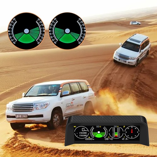 Car Off Road Digital GPS Inclinometer Compass Slope Meter Gauge HUD Speedometer - Picture 19 of 23