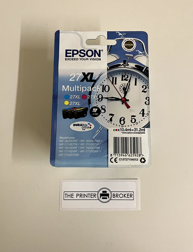 Epson 27XL High Capacity Colour Ink Cartridge Multipack C13T27154012 - Picture 5 of 13