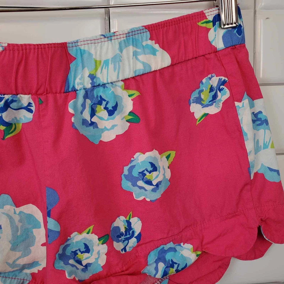 ГРЯЗЬ ПИРОГ | ЦВЕТОЧНЫЙ ТЯНУТЬ НА 100% ХЛОПОК ОТРЕЗАТЬ КОРОТКИЕ ШОРТЫ ЖЕНСКИЙ РАЗМЕР XS - Изображение 3 из 4