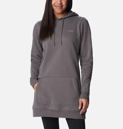 Columbia Rush Valley Long Hoodie Sweatshirt Pullover City Grey Size Small EUC - Picture 2 of 12