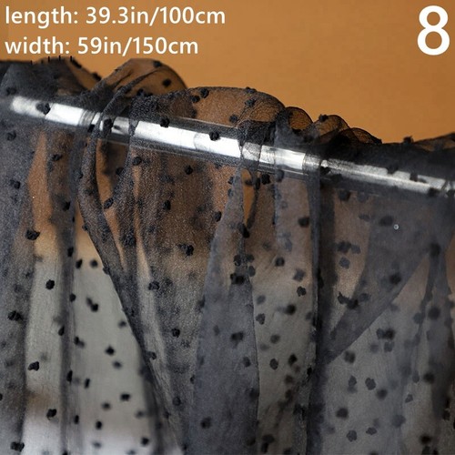 Mesh Sheer Dot Fabric Cloth Soft Costume Wedding Dress Sewing Handcraft DIY - Picture 20 of 21