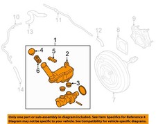 Used Brake Master Cylinder fits: 2011 Nissan Juke AT CVT Grade A