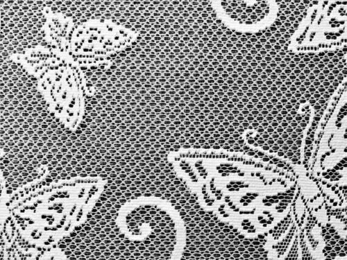 Lace Place Mat 14" x 20" White Butterflies Accent Diningroom Den Livingroom - Picture 2 of 3