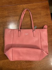 Authentic COACH 23821 Pink Saffiano Leather Tote Carryall PRE OWNED