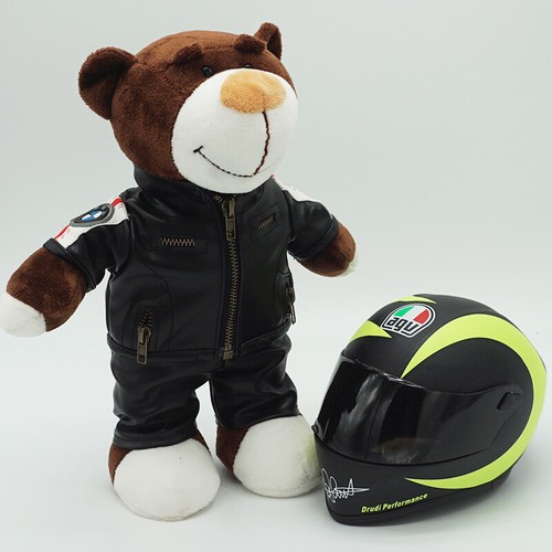 Motorcycle Bear Helmet Doll BMW Rally Bear Plush Toy Motorcycle Travel Pendant - Picture 55 of 102