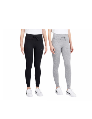 NEW Puma Women s Fusion Side Seam Pocket Drawstring Tights