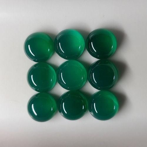 Green Onyx 3mm 4mm 5mm 6mm 7mm 8mm 9mm 10mm 12mm 14mm Round Cabochons - Picture 36 of 39