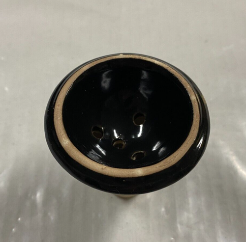Hookah Tobacco Bowl Sheesha Head Nargile Ceramic 6cm BLACK - Picture 2 of 2