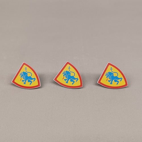 New LEGO Printed Castle Shield Lots - Lion Knights, Black Falcons, Forestman - Picture 18 of 32