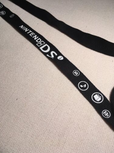 Lanyard "NINTENDO DS" Strap Badge ID Holder. Black And White. - Picture 1 of 5