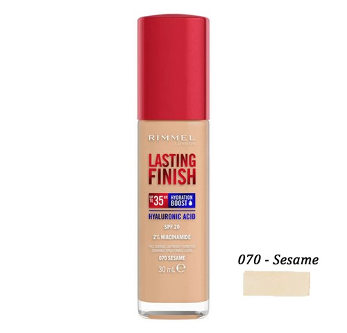 RIMMEL Lasting Finish 35hrs Liquid Foundation Full Coverage for Dry Skin 30ml - Picture 7 of 13