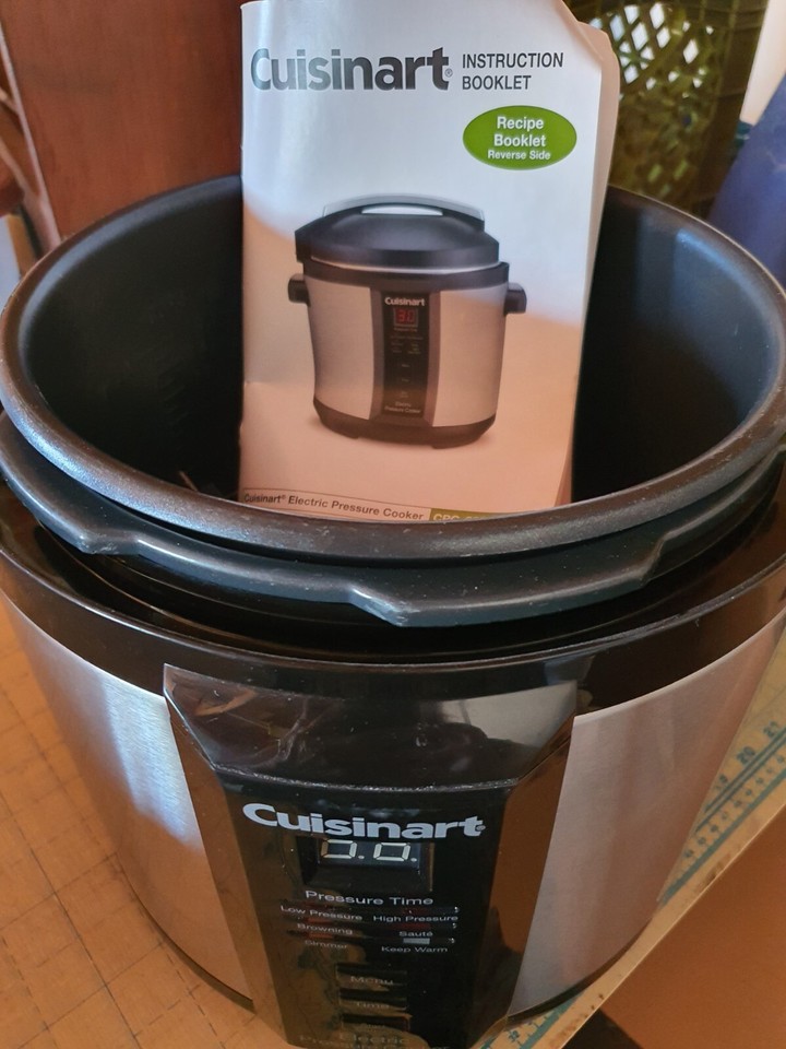 Cuisinart 6Quart Pressure Cooker Model EPC1200PC Used eBay