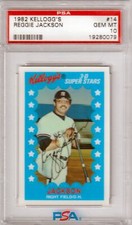 REGGIE JACKSON 1982 Kellogg's 3D Super Stars #14 PSA 10 GEM MINT - YANKEES