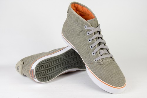Gravis IV Slymz Mid High Rise Mens Size US 12 Soft Canvas Skating High Top Shoes - Picture 3 of 12
