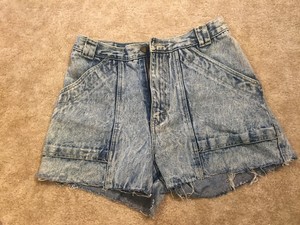tattered jean shorts
