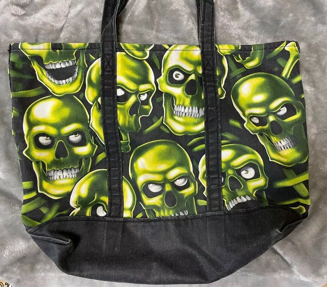 東京 Supreme 18SS Skull Pile Denim Tote Bag | www.hexistor.com