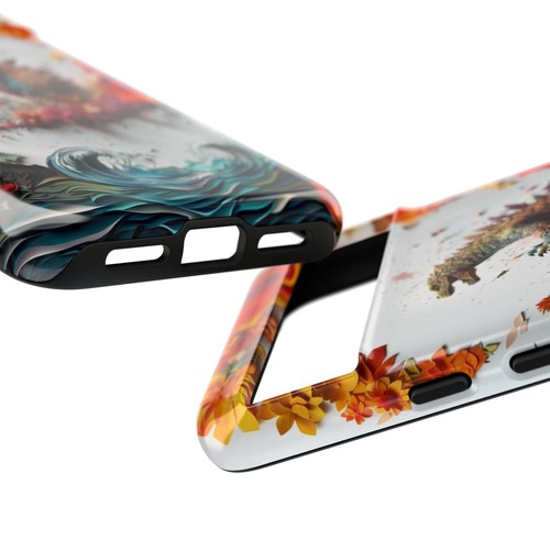 Phone Ink - Tough Case for iPhone Galaxy Pixel - Dino Monster Kaiju Paper Cut - Picture 184 of 191