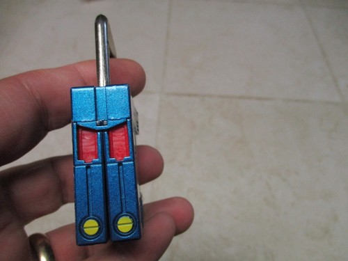 *Very Rare* BANDAI Padlock Robot MJ-1 Joe Transformer 1984 Diecast Metal Popy - Picture 8 of 9