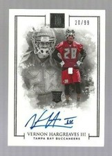 Vernon Hargreaves 2016 Panini Impeccable Auto Rookie Serial #d 20/99 