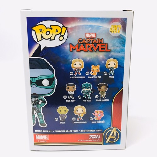 Funko Pop Marvel Capatin Marvel 487 Minn-Erva 2019 Summer Convention w Protector - Picture 4 of 10