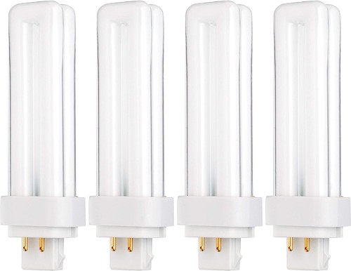 KOR 13W Doppelröhre 4-polig G24Q-1 warmweiß CFL ersetzt GE 97594 Sylvania 20682