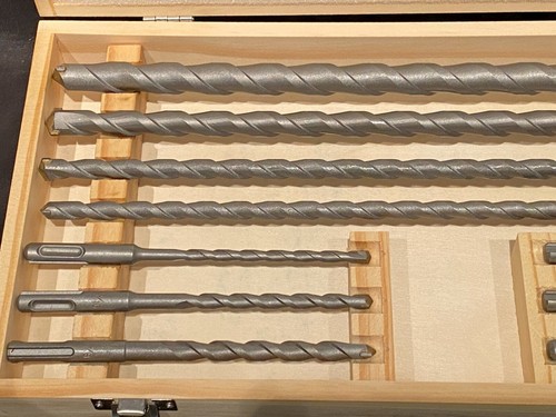 Brocas de taladro de martillos giratorios bloque masonario de concreto largo apto para Hilti & Milwaukee - Imagen 8 de 10
