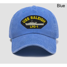 Embroidered Hat USS Raleigh LPD-1, Veteran Cap, Trucker Hat, Baseball Cap, Gift