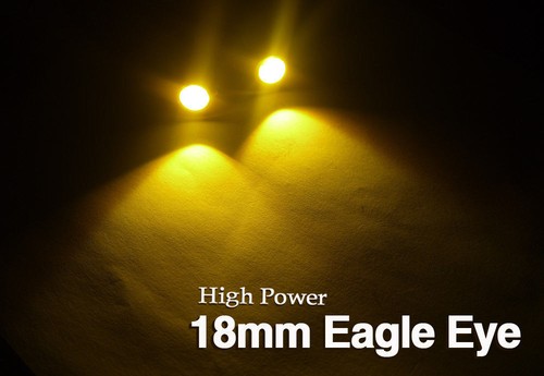 10x 9W 12V 18MM LED Eagle Eye Light Car Fog DRL Daytime Reverse Park Signal Bulb - Picture 3 of 11