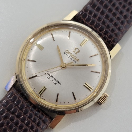 Omega Seamaster DeVille 14k Solid Gold 32mm Mens Automatic 1960s Vintage RA578 - Picture 3 of 13
